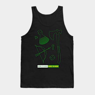 Born To Game Force To Work Tank Top
